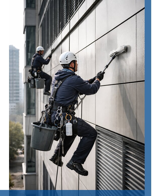 Мойка вентилируемого фасада в Луге от 258 р. | ВЫСОТНИК-Лга