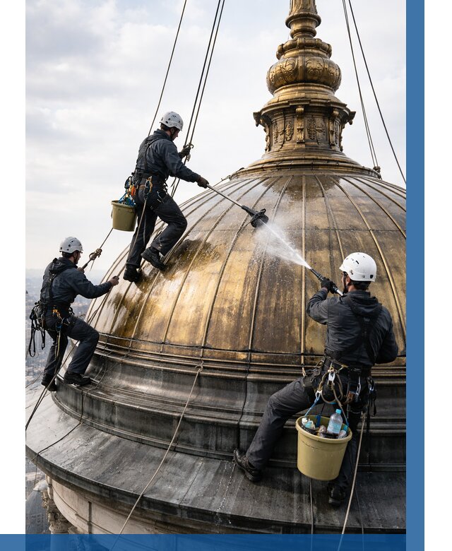 Мойка куполов и шпилей в Луге от 8248 р. - заказать | ВЫСОТНИК-Лга