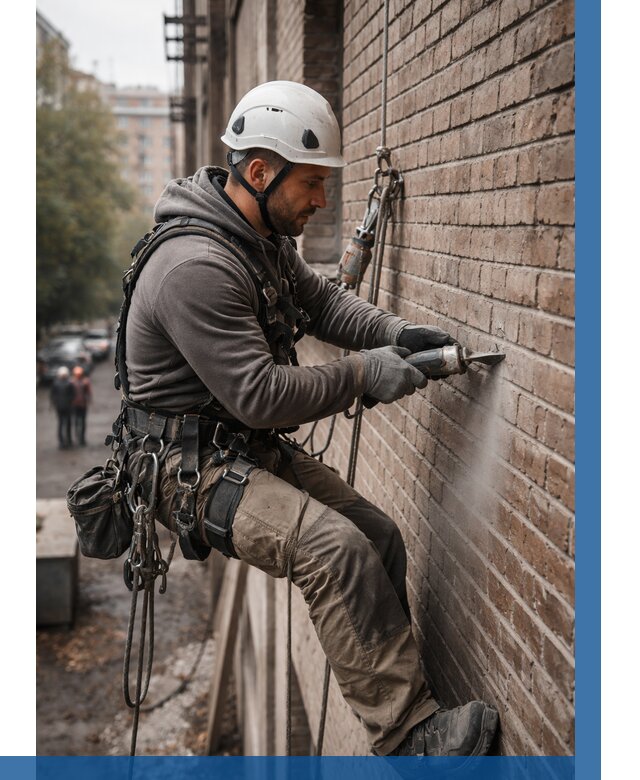 Расшивка кирпичных швов в Луге от 619 р. | ВЫСОТНИК-Лга