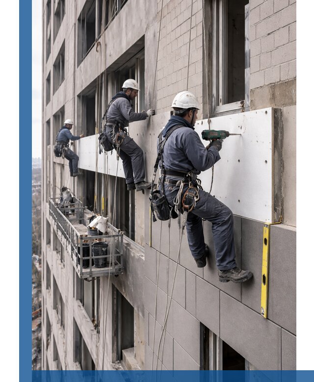 Монтаж фасадных термопанелей высокого качества в Луге