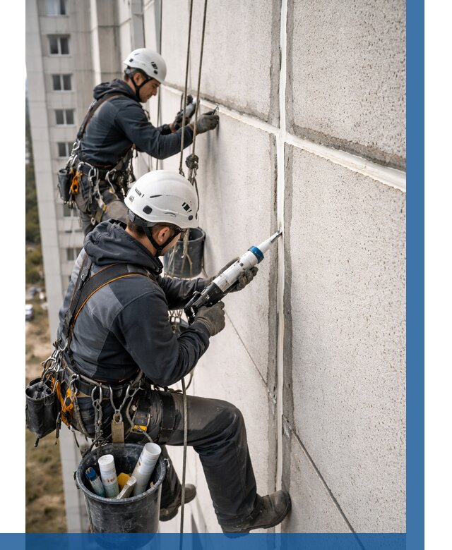 Герметизация межпанельных швов в Луге от 722 р. | ВЫСОТНИК-Лга
