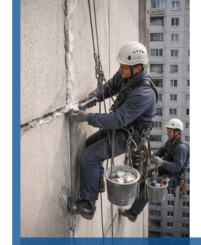Утепление межпанельных швов в Луге профессионально и надежно