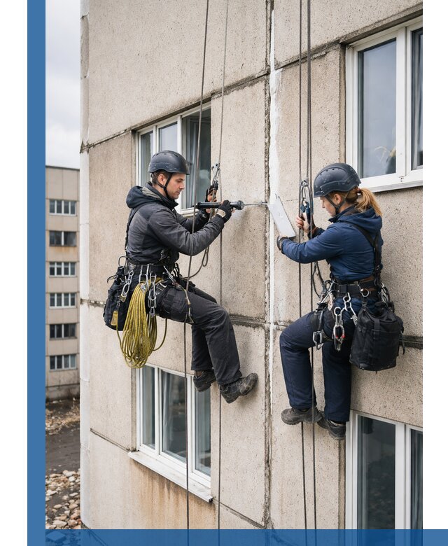 Герметизация межпанельных швов тёплым швом в Луге