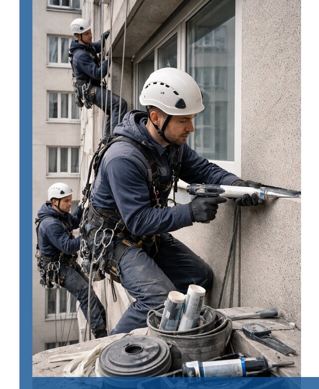 Герметизация швов лоджии в Луге профессионально и надежно