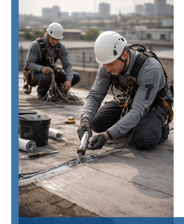 Аварийное и капитальное устранение протечек кровли в Луге