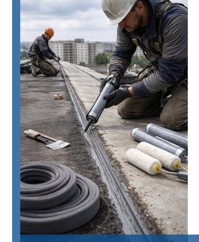 Герметизация швов кровли в Луге с гарантией герметичности