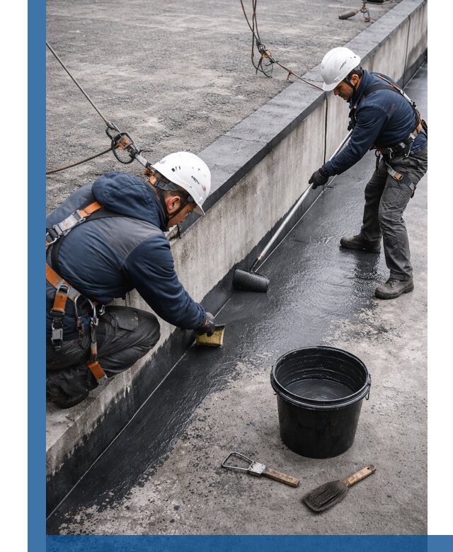 Гидроизоляция кровли жидкой резиной профессионально в Луге