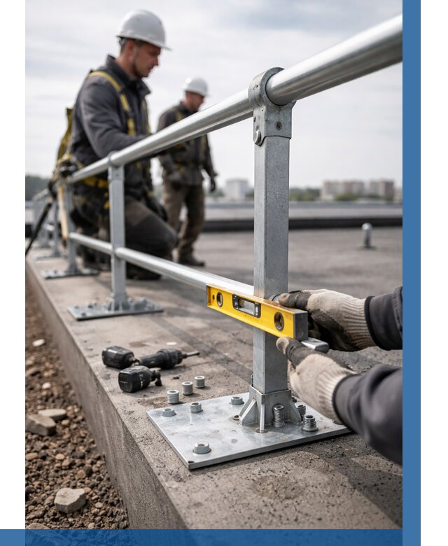 Монтаж кровельного ограждения в Луге от 1237 р. | ВЫСОТНИК-Лга