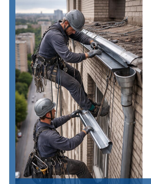 Ремонт водосточных желобов в Луге, быстро и качественно