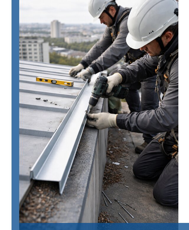 Монтаж капельника на кровле в Луге с гарантией качества