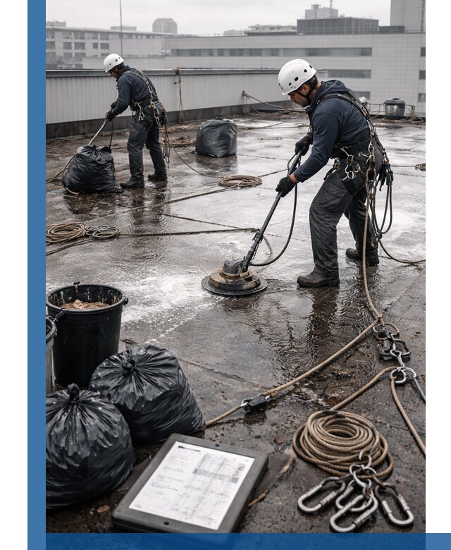 Плановая очистка кровли по графику в Луге для безопасности