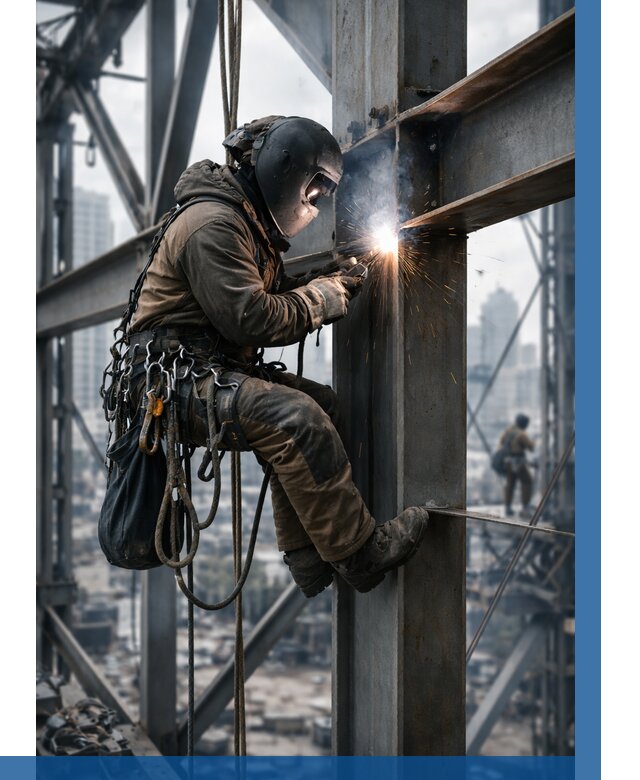 Высотные сварочные работы в Луге от 3609 р. | ВЫСОТНИК-Лга