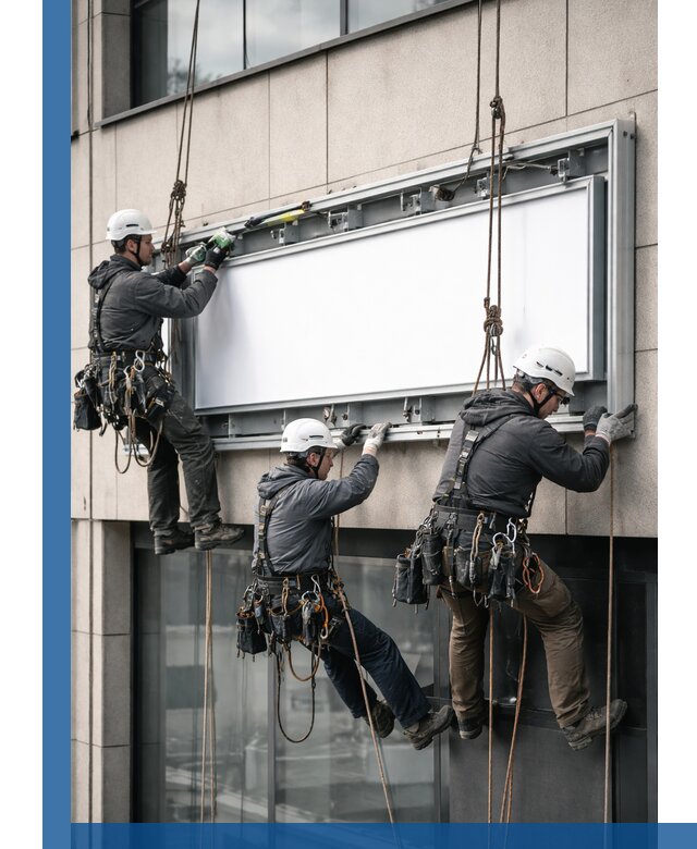 Профессиональный монтаж светового короба под ключ в Луге