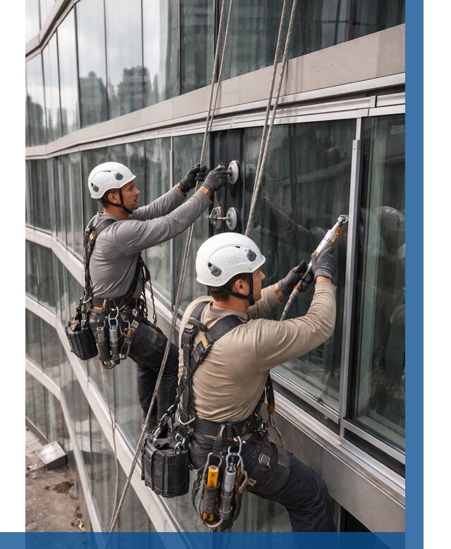 Радиусное остекление фасада в Луге от 12372 р. | ВЫСОТНИК-Лга