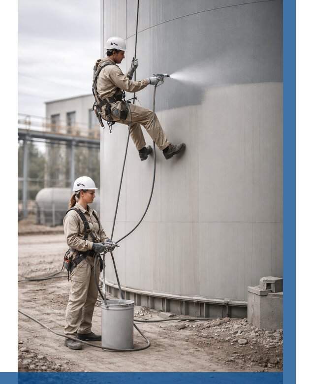 Покраска резервуаров в Луге от 1237 р. | ВЫСОТНИК-Лга — заказать