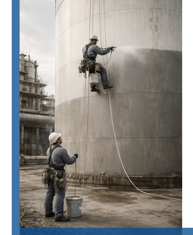 Покраска стальных резервуаров и емкостей в Луге профессионально