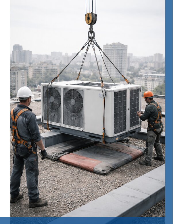 Подъем груза на крышу в Луге от 5155 р. | ВЫСОТНИК-Лга заказать