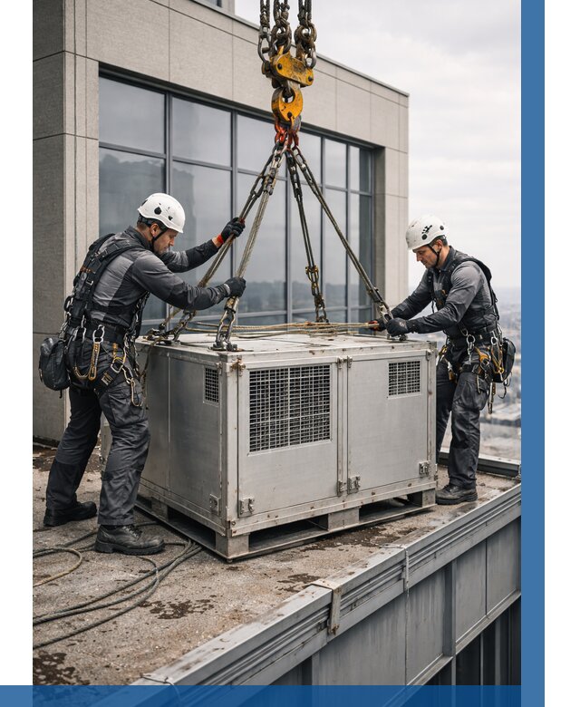 Такелажные работы на высоте в Луге от 8248 р. | ВЫСОТНИК-Лга