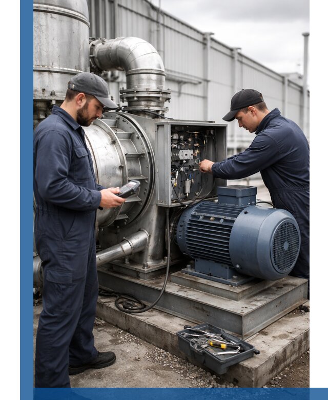 Техническое обслуживание промышленного оборудования в Луге