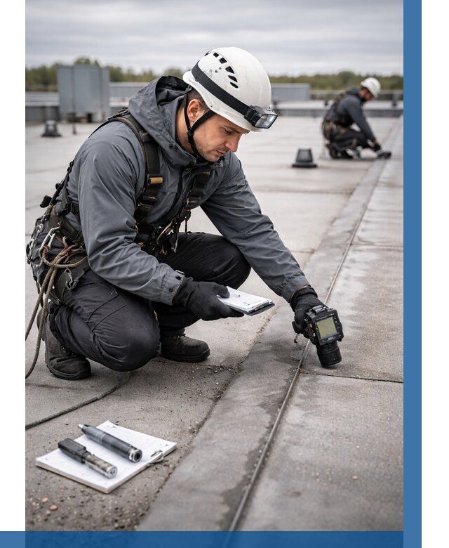 Обследование кровли на протечки в Луге от 4640 р. | ВЫСОТНИК-Лга