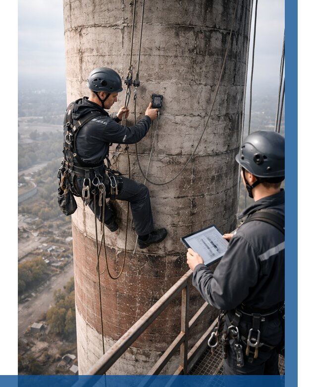 Обследование дымовой трубы в Луге от 8248 р. | ВЫСОТНИК-Лга